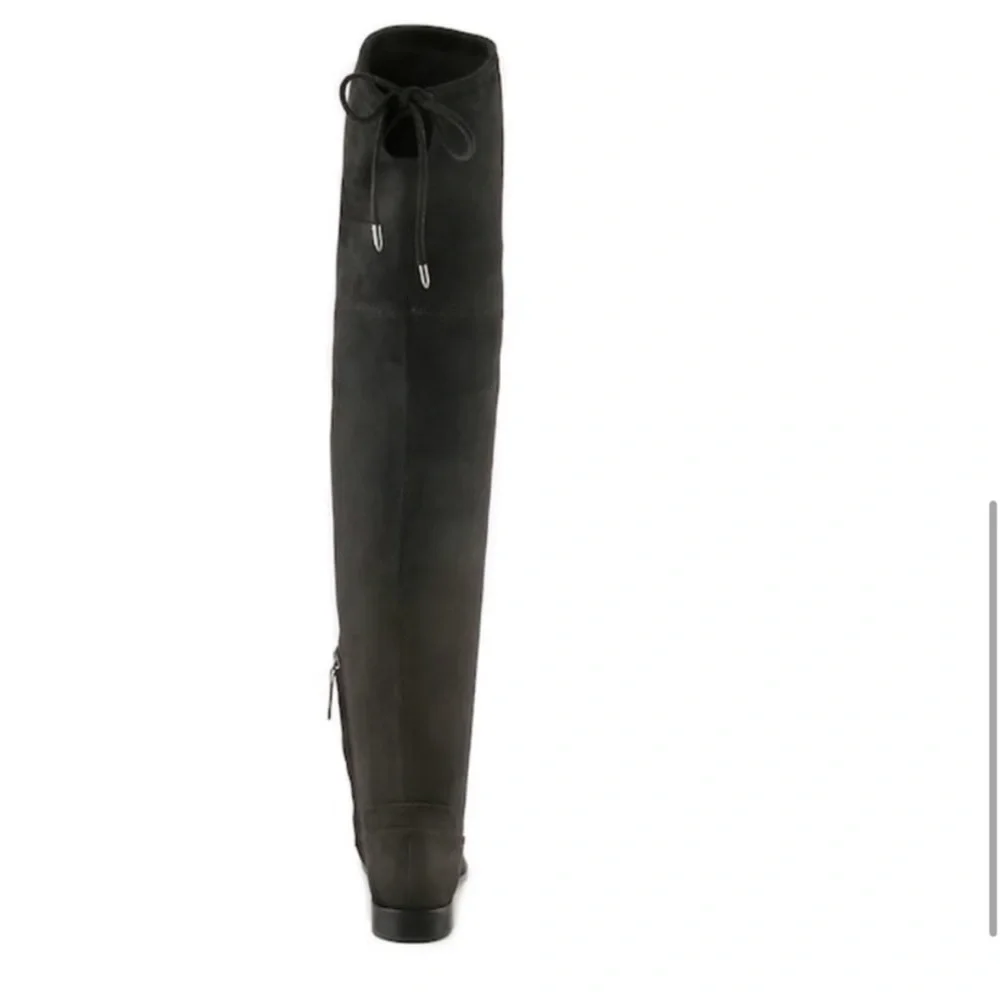 Dolce Vita microsuede black Over the knee thigh high minimalist luxe boots 8